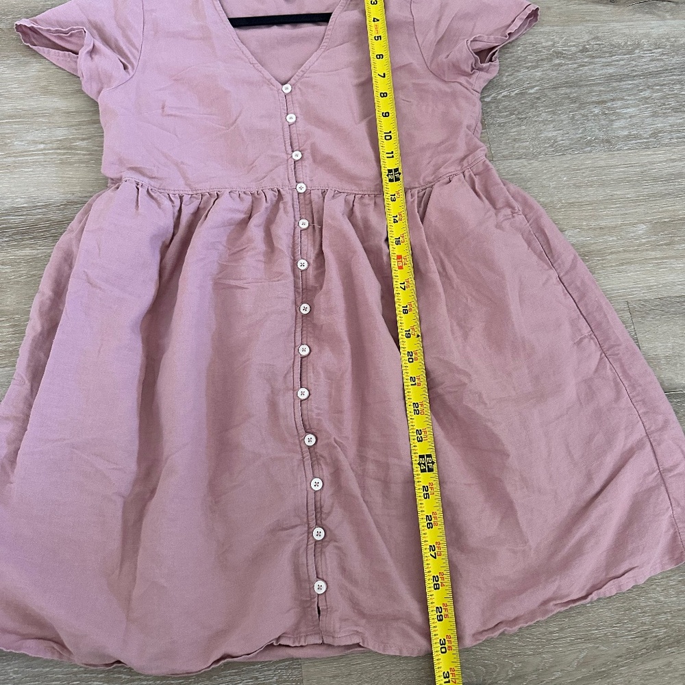 Madewell Linen-Blend Alexandra Button-Front Mini … - image 8